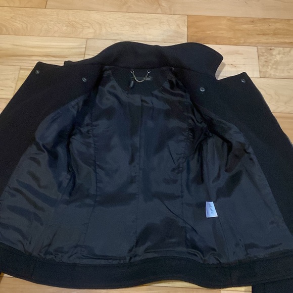 Obakki Moto Wool and Leather-Trimmed Jacket - Picture 9 of 16